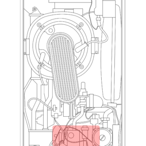 176545 - IDEAL - Vogue - C26 - Plate Heat Exchanger Kit